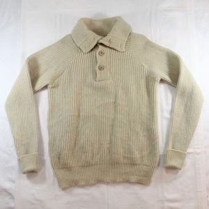 Vintage Omega Heavy Knit Wool Sweater - Men’s M